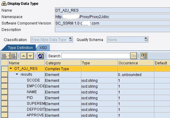 Configuração Objeto Data Type